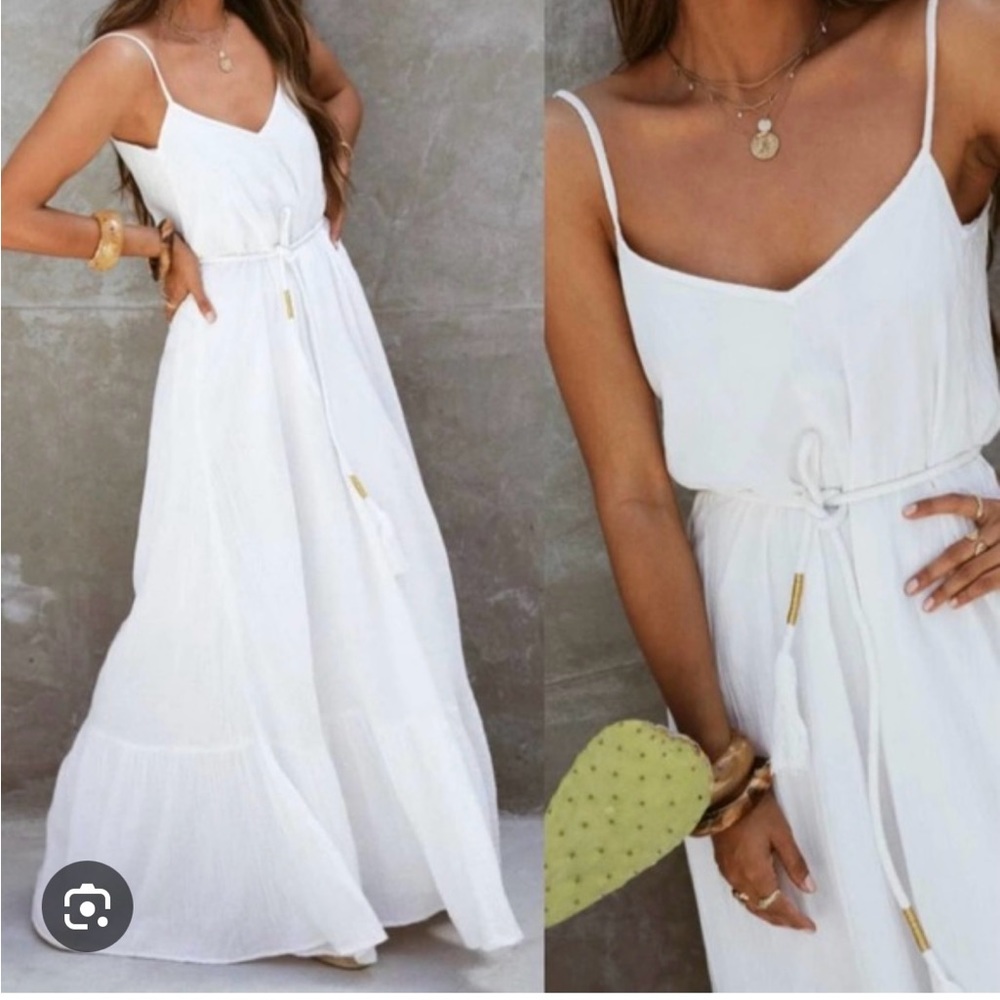 White Sézane Allie Dress